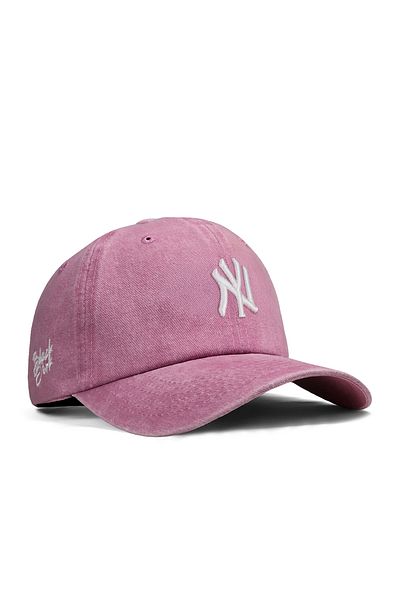 BlackBörk Vintage Baseball Navy Cap with Ny Embroidery