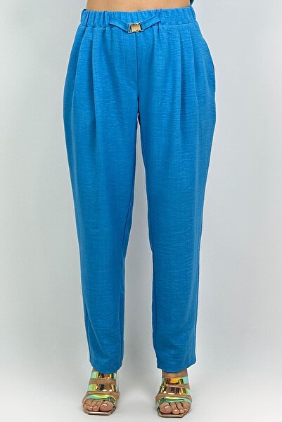 FEVER Toka detaylı beli lastikli pantolon