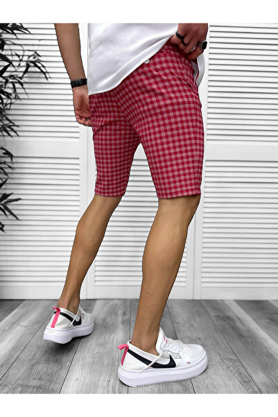 dehaine Shorts, for men, casual, red, 13137