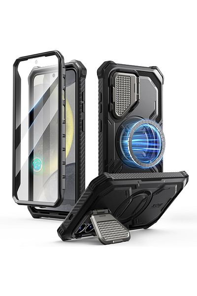 i-Blason Cover for Samsung Galaxy S25 Plus + Foil - I-Blason Armorbox - Black