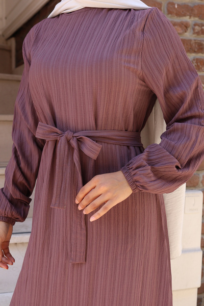 MSK Fashion Φόρεμα Lara Belted Dried Rose