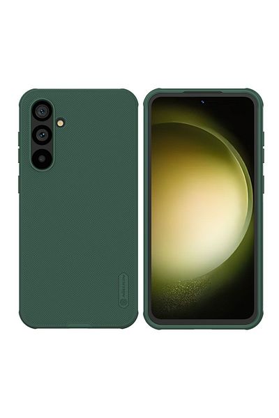 Nillkin Carcasă pentru Samsung Galaxy S24 FE - Nillkin Super Frosted Shield Pro - Verde închis