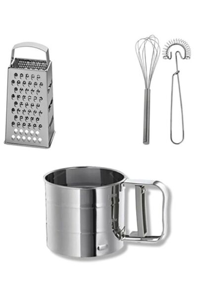 IKEA Temel Sofra&Mutfak Seti Rende + Un Eleği + 2'li Çırpıcı Seti