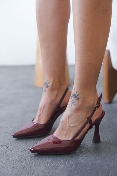 MODAADAM Жіночі туфлі на підборах Barbos - бордо-руган