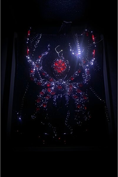 TChicora Yapay Elmas Taşlı Örümcek Kolye – Gotik ve Işıltılı Tasarım