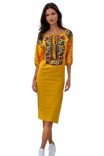 rody's forever Rochie traditionala dama R, galben , marimea 2XL