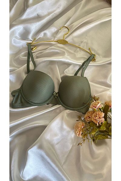 NİVENE Double Support Double Ultra Support Push Up Bra Double Padded Ultra Soft Bra Burgundy