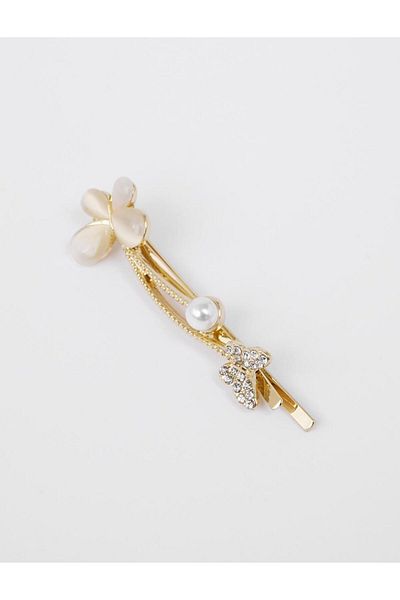 Jimmy Key Cataramă strălucitoare cu figurină de fluture alb