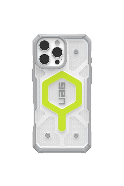 UAG Case for iPhone 16 Pro - UAG Pathfinder Clear Magsafe - Active Neon