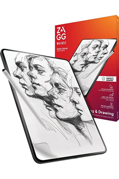 Zagg واقي شاشة زجاجي لجهاز ابل ايباد برو 11 بوصة (M4)، جديد