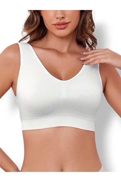 Fanilam Жіноче безшовне бюст'є для відновлення - 3-вимірне еластичне безшовне комфортне спортивне