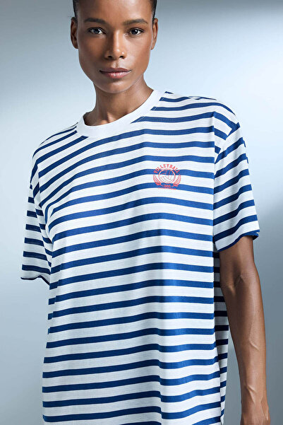 DeFacto Синя жіноча футболка E2782AX/NV131