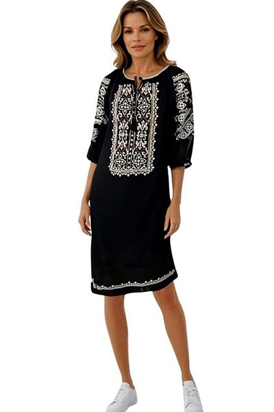 rody's forever Rochie dama casual RCFSA, negru/bej , marimea 2XL
