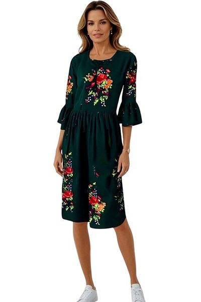 rody's forever Rochie traditionala dama R, verde , marimea L