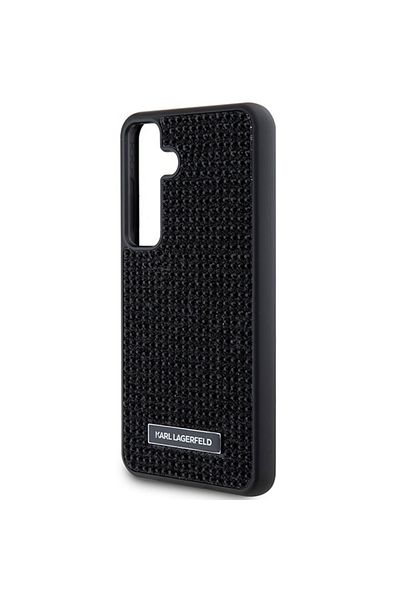 Karl Lagerfeld Carcasă Samsung Galaxy S24 Plus - Karl Lagerfeld Hardcase Strass (KLHCS24MHDSPRK) - Logo Metalic