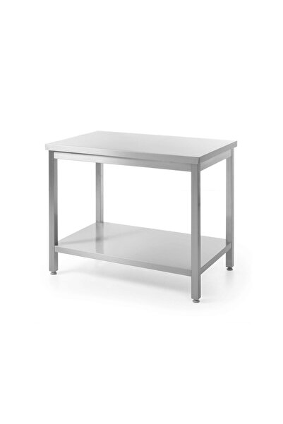 HENDI Masa de lucru centrala, cu raft, dimensiune 1200x600x850(h)mm