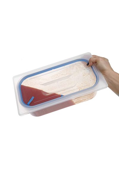 HENDI Hendi lid, Gastronorm leakproof GN 1/3, with silicone gasket, Polypropylene, Transparent