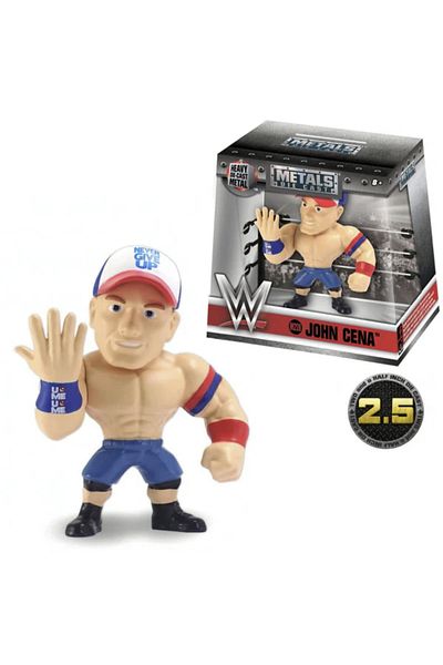 TOYFEST مجسم JADA WWE John Cena مقاس 2.5 بوصة من المعدن المصبوب للمصارعة الأمريكية - 6.35 سم