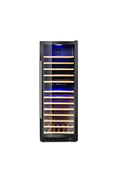 HENDI Dulap frigorific pentru vin cu reglare temperatura in 2 zone, 135 sticle,Hendi, 387 litri, 220-240V