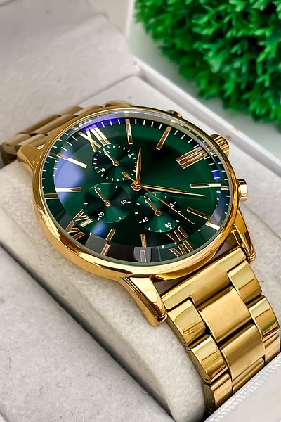 S.POLO New Season Gold Color Steel Cord Men's Wrist Watch Bracelet with Gift Father's Day Gift