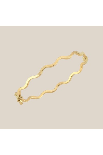 ALTINTAŞ KUYUMCULUK Dalgalı Altın Çocuk Bileziği