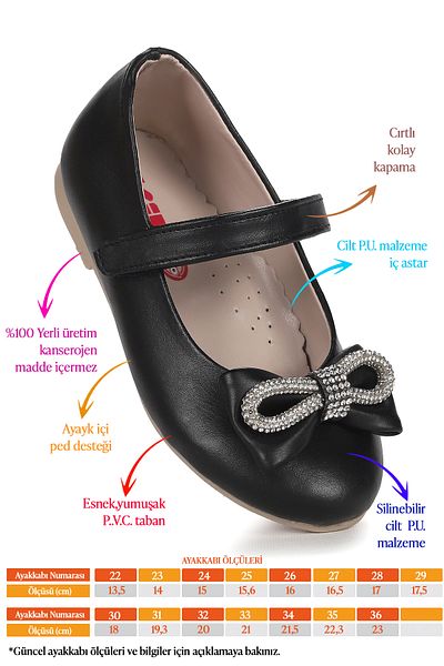 Kiko Kids Bowtie Bowtie Stone Klettverschluss Mädchen Babet Schuhe