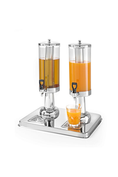 HENDI Dispenser suc 6 litri, suport inox, container din policarbonat, Hendi, ...