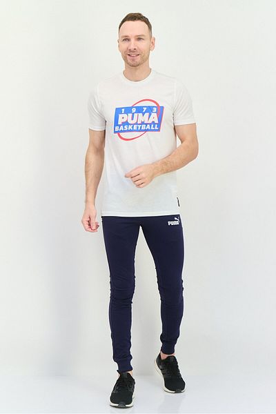 Puma Men Sportswear Fit Short Sleeve Outdoor T Shirt, White