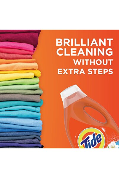 Tide Power Gel Automatic Cleaner, Fresh Morning, 2.8L (Double Pack), 5.6kg