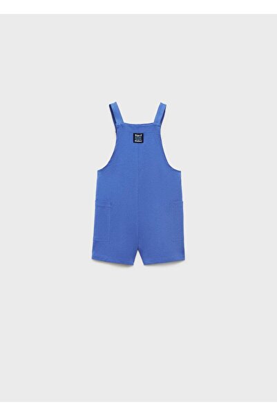 MANGO Baby Cotton knitwear overalls