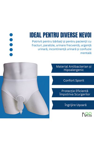 Koopsio Set of Urinary Panties for Seniors Senile Atrophy, Effective Incontinence Solution, Cotton 2xl-3xl 74-100 Cm