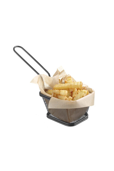 HENDI Cos servire tip mini-fry, pentru servire snacks , cartofi prajiti, inox...