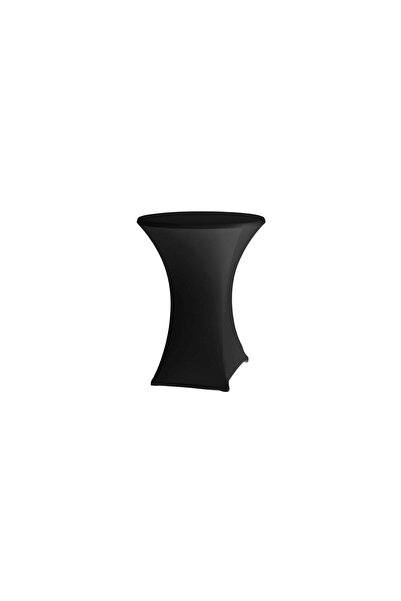 HENDI Husa pentru masa de cockteil, Negru, Hendi, ø850x(h)1150 mm