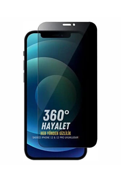 Evax (360° HAYALET) iPhone 12 Uyumlu 360° 4 Yönden Görünmez Hayalet ESD Tam K...