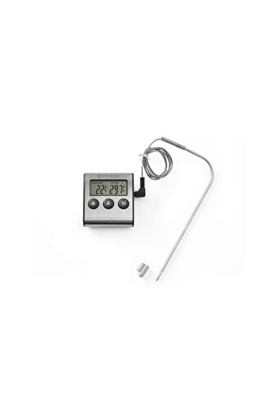 HENDI Termometru digital si timer bucatarie, interval masurare -50/+250 gr C, gradatie 1 gr C, sonda 15 c