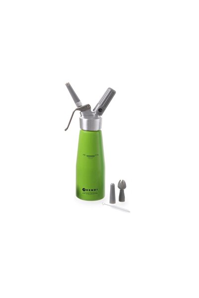 HENDI Aparat frișcă aluminiu colecție Kurt Scheller, verde, 0.5