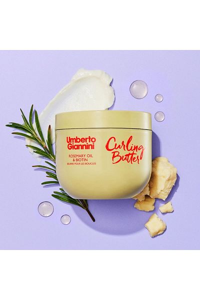 Umberto Giannini Curl defining butter, with rosemary oil and biotin, Curling Butter, Umberto Giannini, 300 ml