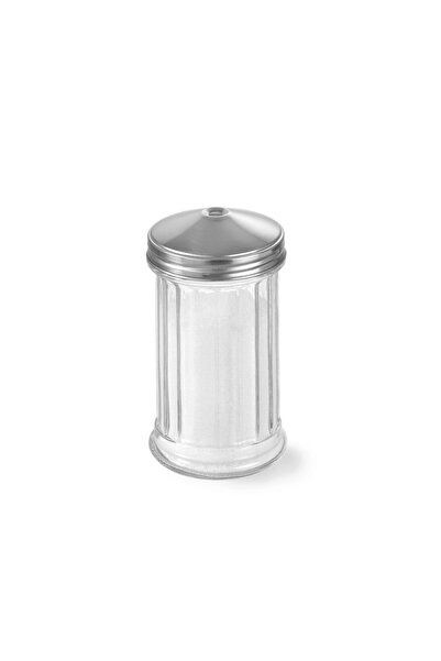 HENDI Set 6 dispensere/dozatoare pentru zahar, sticla/inox, Hendi, 75x147 mm