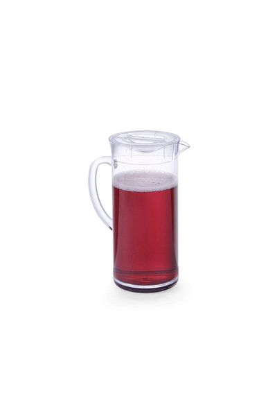HENDI Hendi juice jug, with lid, transparent SAN plastic, 2 l, 12x25 cm