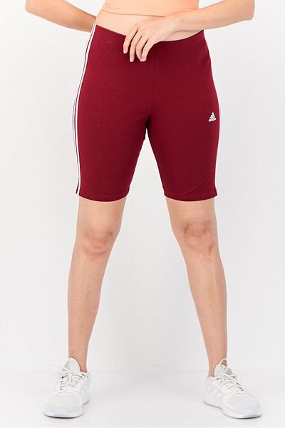 adidas Women Sportswear Fit Training Shorts, Maroon