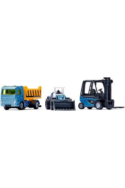 Siku Set of 3 cars, construction equipment, 29.6 x 11 x 4.8 cm, Siku