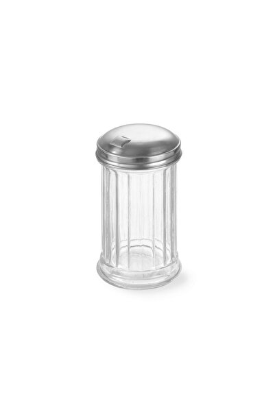HENDI Set 6 dispensere/dozatoare pentru zahar, sticla/inox, Hendi, 75x137 mm