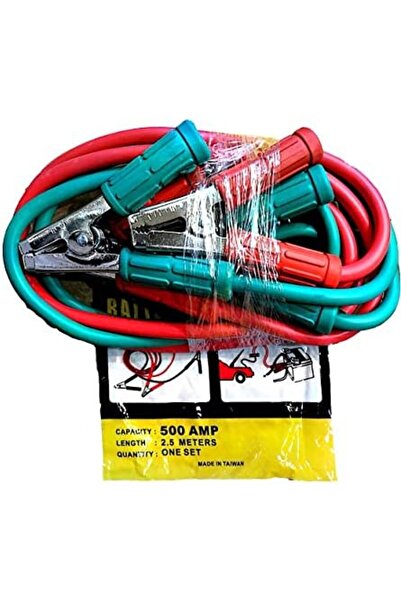 Generic Car Battery Booster Cable Jumper Cable 500 Amp 2.5 Mtr Made In Taiwan