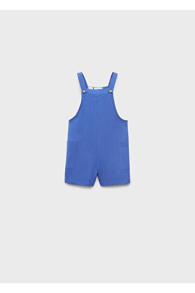 MANGO Baby Cotton knitwear overalls