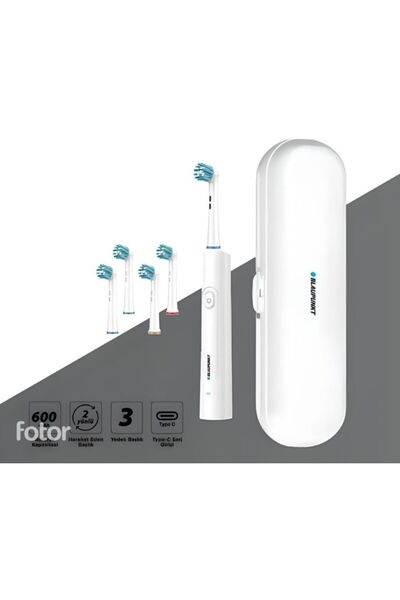 Blaupunkt P20 Döner Başlıklı Stantlı Şarjlı Diş Fırçası