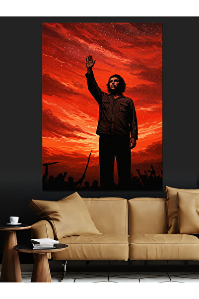 KanvasSepeti Pânză decorativă Che Guevara - Pictură în ulei, texturată, de în...