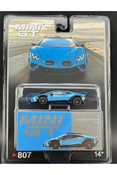 mini gt 807 Lamborghini Huracan Sterrato Blu Aegir Model Araba