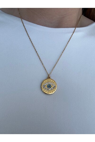 Petra Jeweils nazar gold çelik kolye