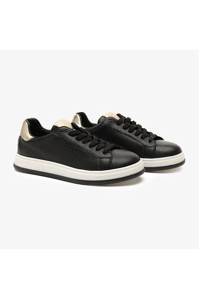 Greyder 33292 Black Genuine Leather Women's Sneaker Shoes