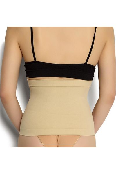 Fanilam Women's Seamless Waist Corset – 1 Size Reducer, Non-Slip Silicone Band, Slimming Corset